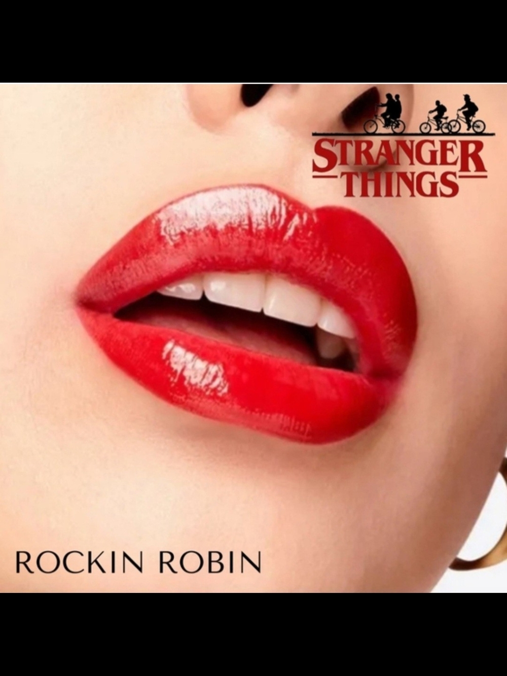 MAC Cosmetics Rockin Robin LIMITED EDITION STRANGER THINGS -Red Glossy Lipstick